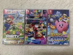 Switchソフト　マリオ　カービィのサムネイル