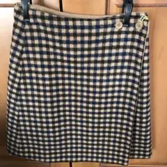 【ブランド名修正】リバーシブルラップミニスカート