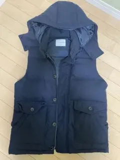NANO universe ナノユニバースリバーシブル中綿ベストL新品 NANO universe nano 西川ダウン ダウンベスト・S□ナノ