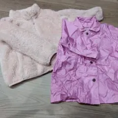 もこもこジャンパー　フリース　防寒　上着