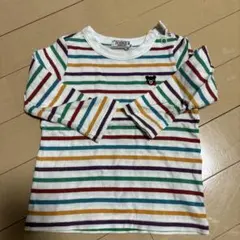 DOUBLE.B ストライプ 長袖Tシャツ 80cm