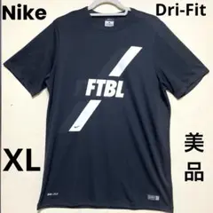 Nike Tシャツ XL 黒 メッシュバック ナイキ サッカートレーニング　美品