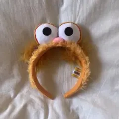 ユニバ USJカチューシャ【ゾーイ】 セサミストリート オレンジ