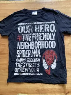お値下げ　未使用品　ユニバ　スパイダーマン Tシャツ Sサイズ155〜165