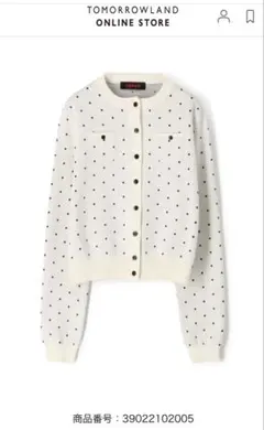 2025年最新】caban コットンカシミヤ ドットジャカードクルー