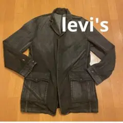 美品　リーバイス　77705-12 n3bp ブラックデニムジャケット