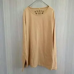 QUASH トップス カットソー ロングTシャツ ロング丈 ベージュ Lサイズ