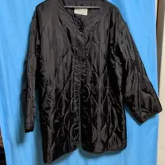 黒 キルティングジャケット 長袖