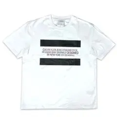 新品 EST.1978 CALVIN KLEIN JEANS 半袖Tシャツ白XL