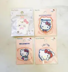 サンリオ　ハローキティ ワッペン4点セット