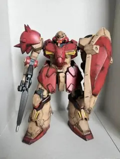 HG 1/144 メッサーF01型 全塗装 ウェザリング ガンプラ完成品 銃なし HG 1/144 メッサーF01型 全塗装 ウェザリング ガンプラ完成品 銃なし