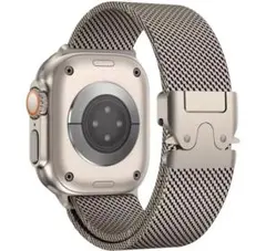 Apple Watchミラネーゼループ チタニウムシルバー