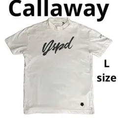 Callaway キャロウェイ　モックネック Tシャツ カットソー 半袖　L