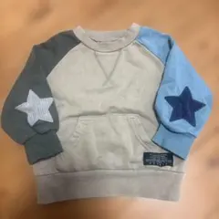 BREEZE 星柄トレーナー サイズ80 綿100%