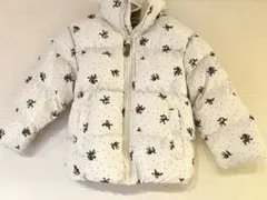 プティマイン　女の子　アウター　花柄　白　ホワイト