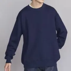 ネイビー 裏起毛 スウェット
