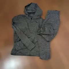 Nike フード付きジャケット グレー セットアップ