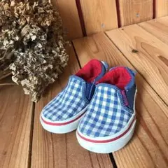 VANSバンズ*ベビーシューズ14㎝*スリッポン子供靴くつ*キッズスニーカー