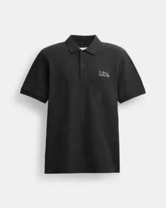 新品未使用タグ付➴COACH コーチ ポロシャツ シグネチャー黒系 ユニセックス COACH OUTLET｜【公式】シグネチャー ポロ | Rakuten Fashion(楽天