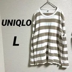【UNIQLO ユニクロ】トップス 長袖Tシャツ ロンT ボーダー カジュアル