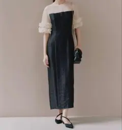 kaene カエン オケージョンドレス パーティードレス 黒 XS