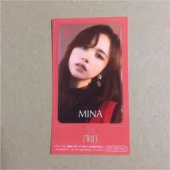TWICE　ミナ　ICカード　ステッカー　&TWICE