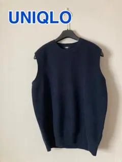 UNIQLO ウォッシャブルクルーネックベスト Lサイズのサムネイル