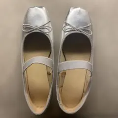 シルバー バレエシューズ Sサイズ