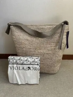 未使用 violad'oro ヴィオラドーロ かごバッグ ショルダーバッグ