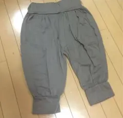 新品　半端丈　サルエルパンツ　薄手　カーキベージュ　M ジョガーパンツ