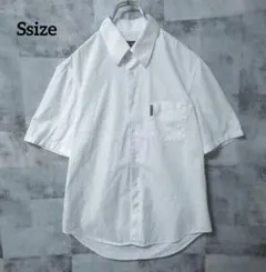 ド*ん様 ARMANI JEANS Ssize 半袖シャツ ワンポイントロゴ ホのサムネイル