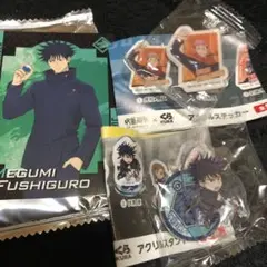 くら寿司 コラボ 呪術廻戦 伏黒恵 カード アクリルスタンド 虎杖 ステッカーのサムネイル