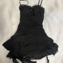 レディース水着 ワンビース 黒 SHEIN