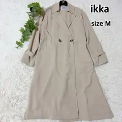 ikka ロングコート サイズM ベージュ