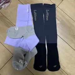 2足セット　LeMieux gem equitation 乗馬ソックス