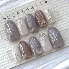 メルカリ便 ネイルチップ 現品 ニュアンス ネイル NO.43