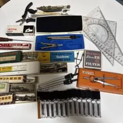 製図用コンパス等まとめ売りジャンク品　ケント等