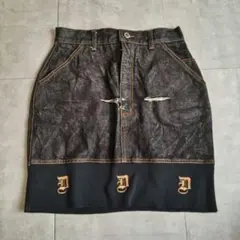 vintage DACHET Denim skirt australiaのサムネイル