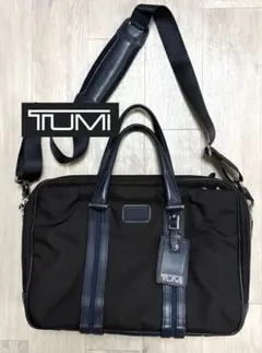 極美品】トゥミ 26118ND2E アルファ ツー ソフネット ビジネスバッグ