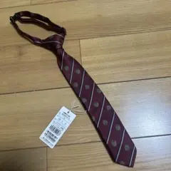 新品未使用☆コムサイズム　エンジ　ロイヤルクレスト柄ネクタイM