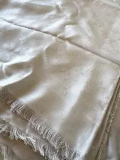 希少Louis Vuitton ピンク ストール 大判シルクウール