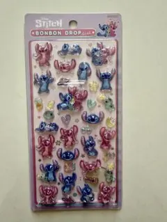 【正規品】ボンボンドロップシール スティッチ＆エンジェル