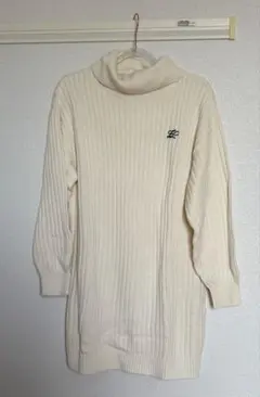 ひざ丈ワンピース 長袖