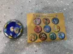 ジブリ　刺繍ブローチ