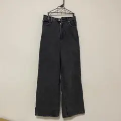 GRL ハイウエストワイドデニムパンツ　Sサイズ