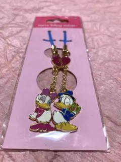 【未開封】TDR ペアストラップ ハート ドナルド&デイジー