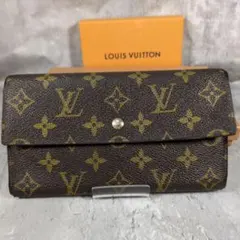 極美品 60 LOUIS VUITTON長財布 三つ折り財布 dc4 - メルカリ