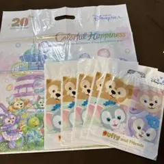 ダッフィーとフレンズ ショップ袋 6枚セット