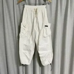 MRDERECTION ホワイトカーゴパンツ S