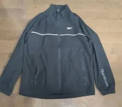 Reebok ブラック ナイロンジャケット M！